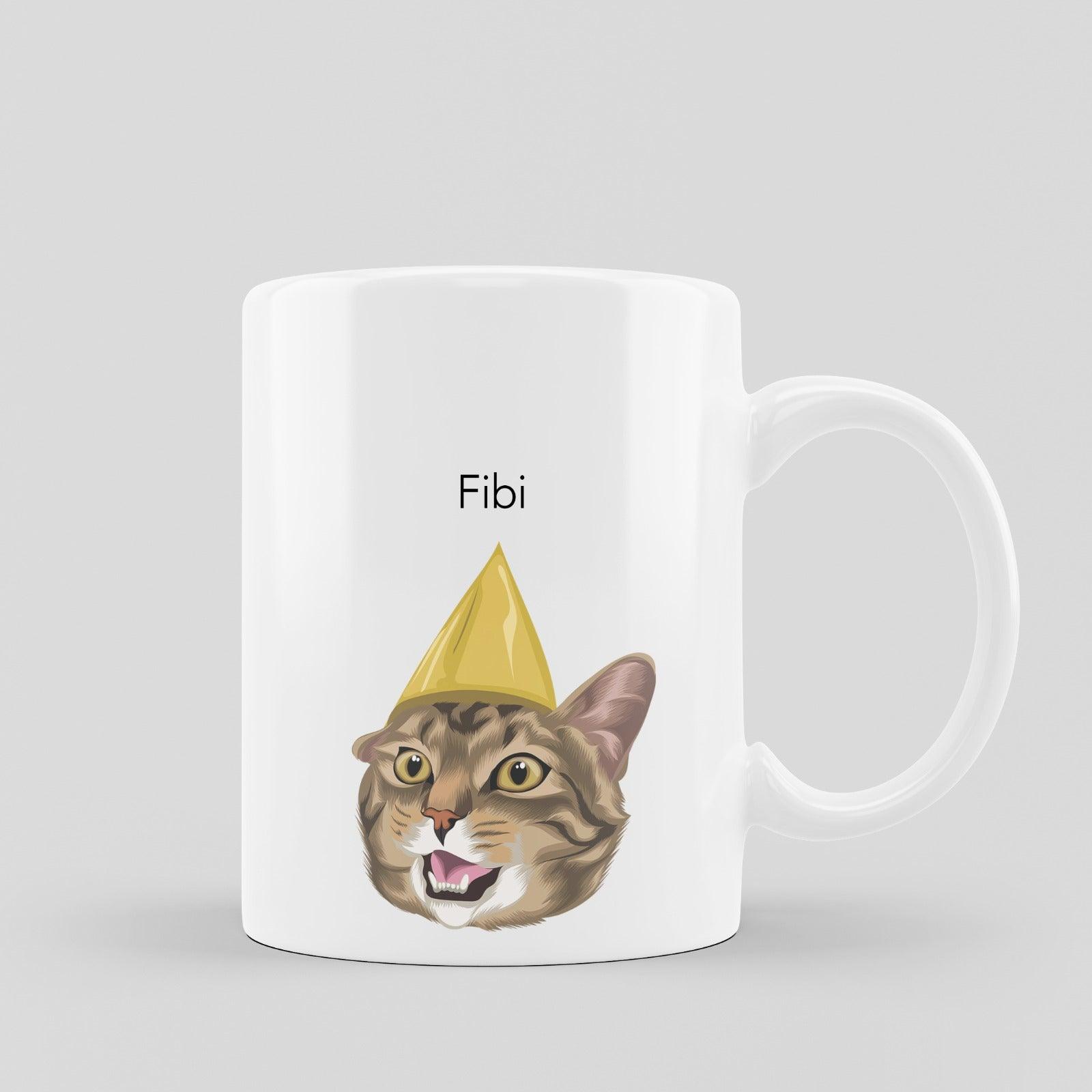Custom Pet Portrait Mug - Pawsnaps