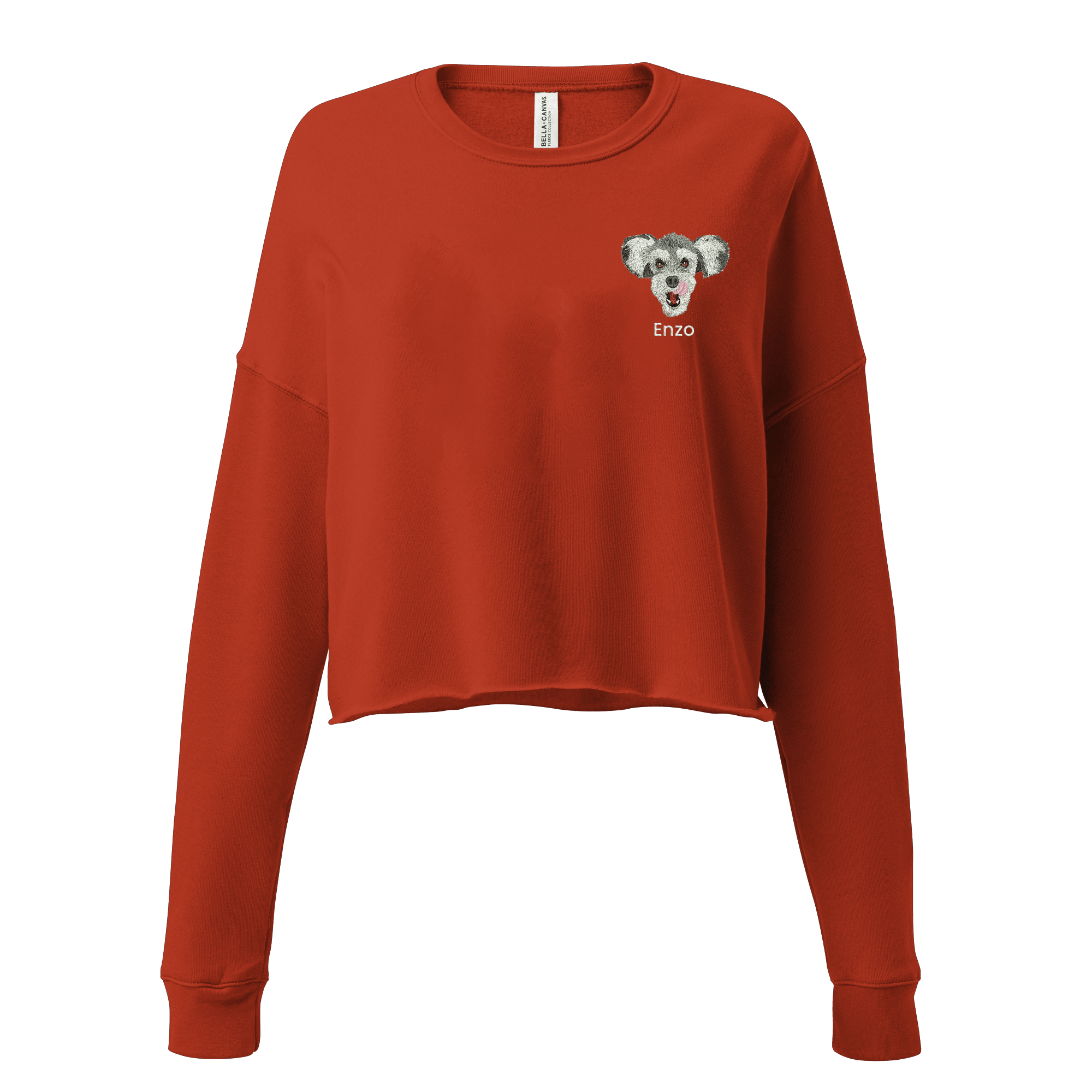 Personalized Pet Cropped Sweatshirt! - Pawsnaps